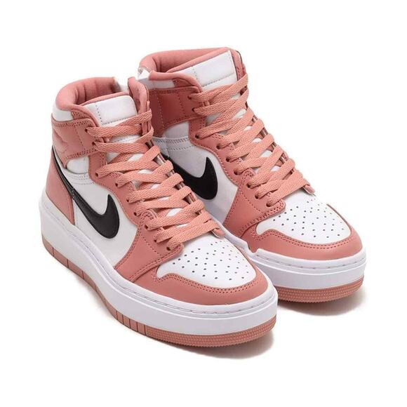 Nike Air Jordan 1 Elevate High Red Stardust Women's 12 Platform DN3253-601 - Picture 4 of 14